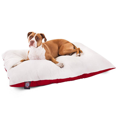 36x48 Red Rectangle Pet Dog Bed By Majestic Pet Products Large - Style by Luxe and Beyond