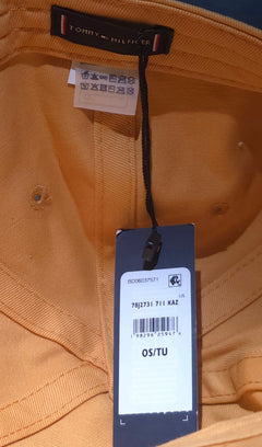 Tommy Hilfiger Baseball Cap | Mustard Yellow | One Size | 100% Cotton | NWT