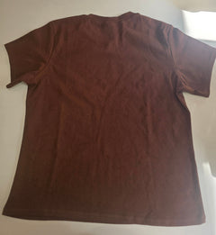 Women’s brown T‑shirt featuring silver embellishments, Size Medium/Large