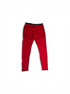 Women's Cherry Red Athletic Set | Sports Bra & Leggings | Fits Slim | Size L (Tagged XL) | New