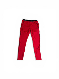 Women's Cherry Red Athletic Set | Sports Bra & Leggings | Fits Slim | Size L (Tagged XL) | New
