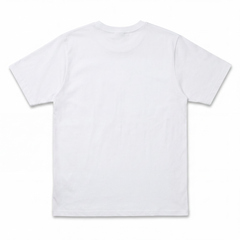 Men's White Short Sleeve Graphic T-Shirt with Lettering | Size Large | New