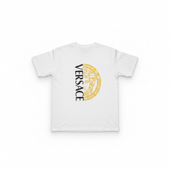 Men's White Short Sleeve Graphic T-Shirt with Lettering | Size Large | New