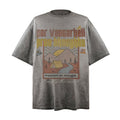 Cartoon Print Gradient Tie-dye T-shirt Men - Style by Luxe and Beyond