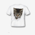 Creative Damaged Cat Print T-shirt - Style by Luxe and Beyond