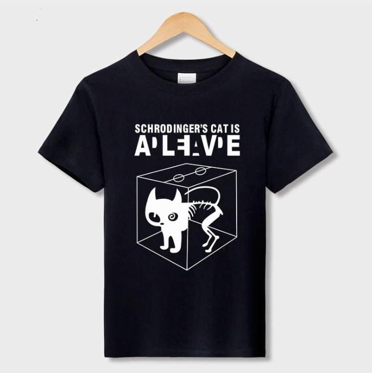 Han Hent The Big Bang Theory Shirt Schrodinger''s Cat T-shirt S Men Swag Funny Cotton Short Sleeve T Shirt S Summer T Shirt Homme - Style by Luxe and Beyond