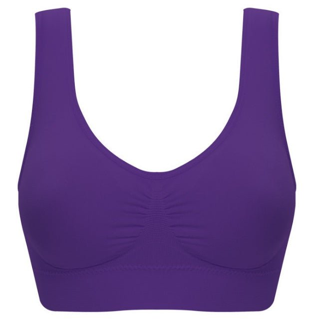 Women Yoga Tank Tops Sports Bra Workout Fitness Running Crop Top - Style by Luxe and Beyond